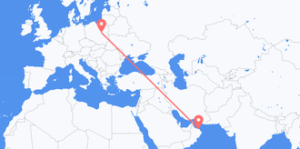 Flights from Oman to Poland