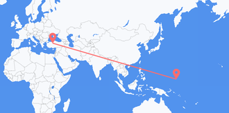 Flights from Micronesia to Turkey