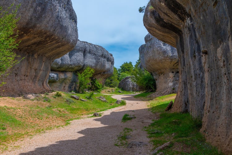 photo of view of The Ciudad Encantada (Enchanted City), Cuenca Spain.