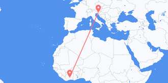 Côte d’Ivoire to Slovenia