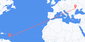 St. Lucia to Moldova