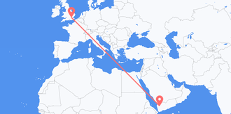 Flights from Yemen to the United Kingdom