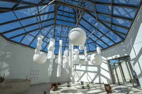 photo of Luxembourg, 05-05-2023, Inside the grand duke Jean museum of modern art in Luxembourg.