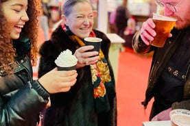 Visite guidée à pied des lumières de Noël et des marchés avec vin chaud