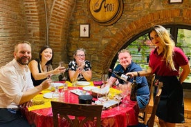 Esperienza di degustazione di vini a Firenze con sette tipi di vino toscano