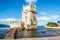 Photo of the Belem tower at the bank of Tejo River in Lisbon ,Portugal.
