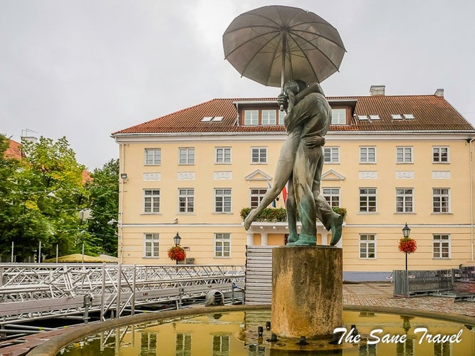 Photo of Tartu Town Hall Square.