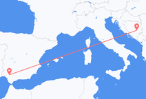 Flyg från Sarajevo till Sevilla