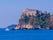 View of the Palazzo d'Avalos on the Gulf of Naples, Italy