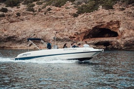 Passeio de barco no Azul Autêntico do Sul de Menorca