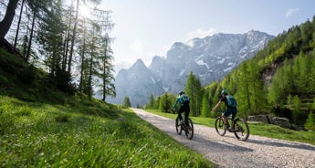 Biking and hiking in Julian Alps, Slovenia