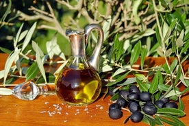 Degustación de aceite de oliva en la granja de Mykonian