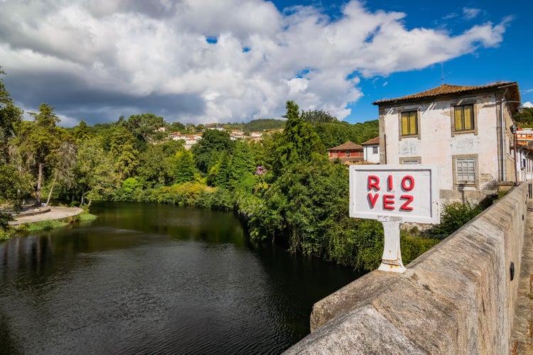 Photo of Arcos de Valdevez, Portugal: Old Stone Building over the beautiful Vez River ("Rio Vez").