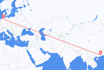 광저우 출발, 브레멘 도착 항공편