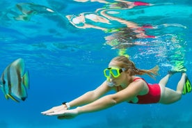 Relaxe passeio de barco e natação e mergulho com snorkel saindo de Alanya