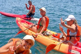 Kayak de 2 heures à travers les grottes marines de Benagil