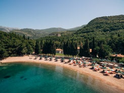 photo of a beautiful panorama view of Bečići is a town in the municipality of Budva, Montenegro.