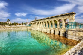 Photo of Sabancı Merkez Camii (English: Sabancı Central Mosque) in Adana, Turkey. The mosque is the second largest mosque in Turkey and the landmark in the city of Adana.