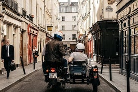 Paris Private Vintage Half Day Tour on a Sidecar Motorcycle