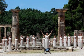 Esplora l'antica Olimpia Tour privato di un'intera giornata con degustazione di vino e olio d'oliva