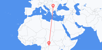 Central African Republic to Bulgaria