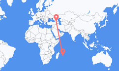 Mauritius Island to Tbilisi