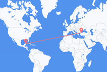 カンクンからイスタンブール行きのフライト