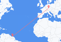 Flights from Paramaribo to Nuremberg