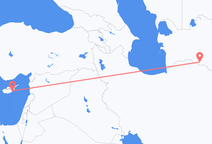 Vols d’Achgabat à Larnaca