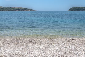 Photo of aerial view of Lozica Beach in Lozica, Croatia.