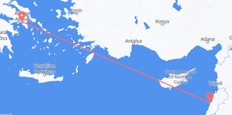 Flights from Lebanon to Greece