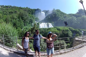 Wandern zum höchsten Wasserfall der EU Wanderung, Rom