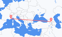 Flights from Nice to Tbilisi