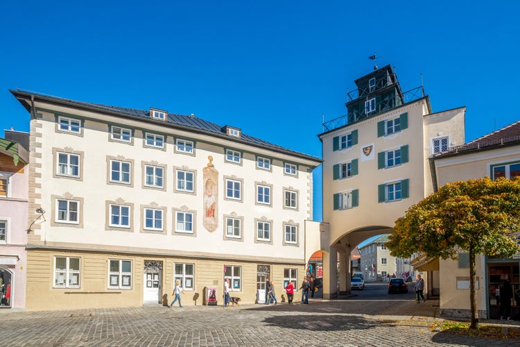 Old city of Bad Tölz, Bavaria, Germany