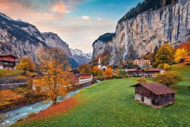 Einka bílferð allan daginn: Interlaken>Lauterbrunnen & Grindelwald