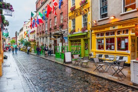 Photo of panorama of the waterfront of Malahide, with beautiful seafront homes. Malahide is an affluent coastal settlement, County Dublin, Ireland.