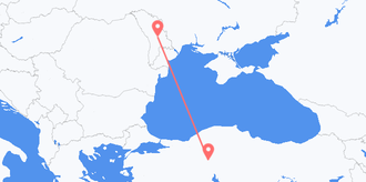 Flights from Moldova to Turkey