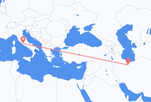 테헤란에서 출발해 로마로 향하는 항공편