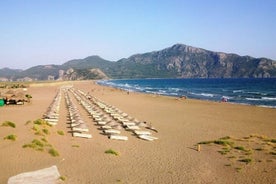 Excursion d'une journée complète à Turtle Beach avec lac et bains de boue au départ de Marmaris