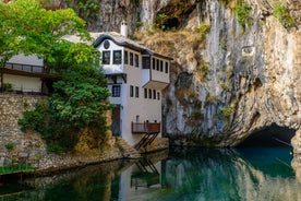 Photo of aerial view of the old town of Trebinje, Bosnia and Herzegovina.