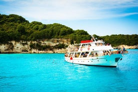 Crucero de un día en la laguna Syvota Blue de Corfú