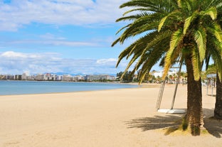 Photo of Platja De l'Almadrava in Roses on Cape Creus Catalonia, Spain.