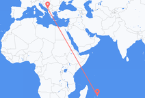 Flights from Mauritius Island to Podgorica