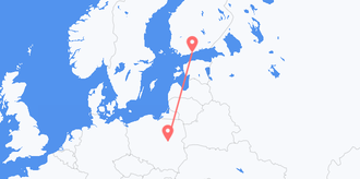 Flights from Finland to Poland