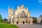 Photo of the famous Exeter Cathedral. The main attraction of the city, Exeter, England.