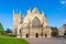 Photo of the famous Exeter Cathedral. The main attraction of the city, Exeter, England.