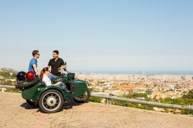 Tour di un'intera giornata a Barcellona in motocicletta Sidecar