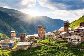 Svaneti Mestia, Ushguli Georgia från Batumi