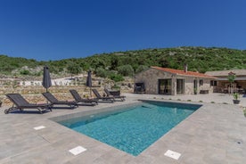 Private Family Villa Bosilen Marina by Trogir Split airport Sibenik Dalmatia