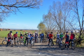 Passeio de bicicleta elétrica nos arredores de Sibiu